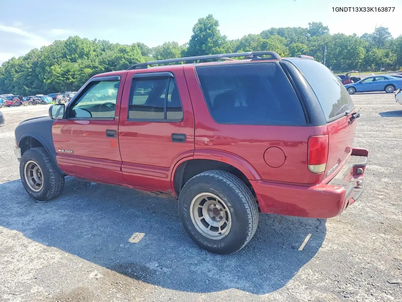 2003 Chevrolet Blazer VIN: 1GNDT13X33K163877 Lot: 60561516