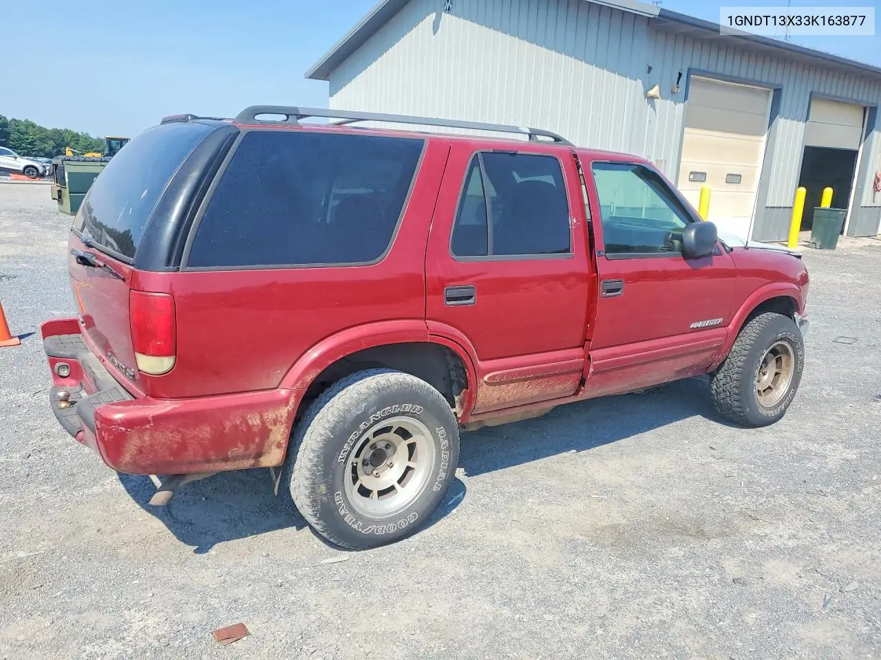 2003 Chevrolet Blazer VIN: 1GNDT13X33K163877 Lot: 60561516