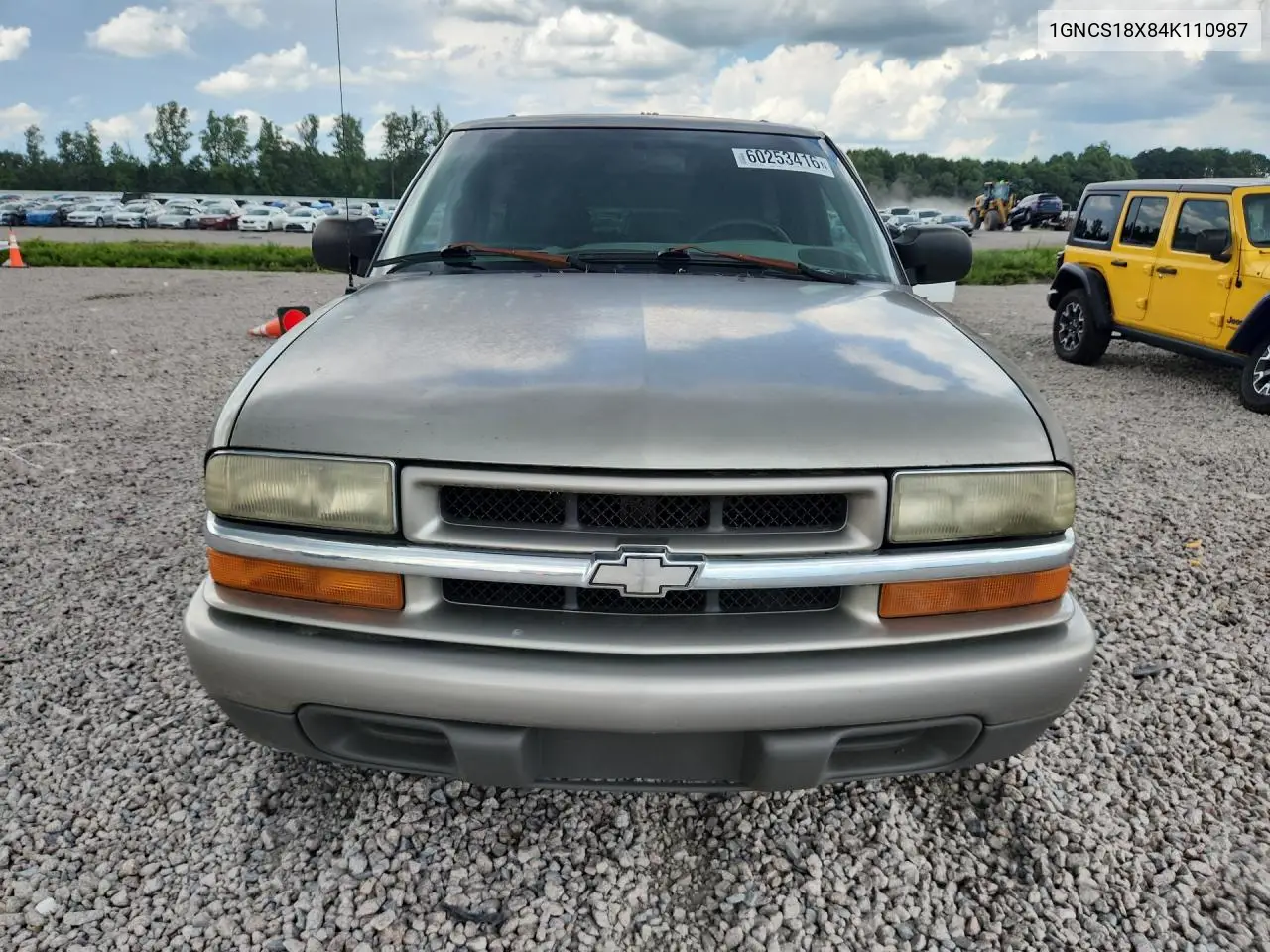 2004 Chevrolet Blazer VIN: 1GNCS18X84K110987 Lot: 60253416