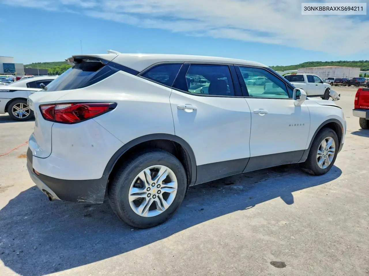 2019 Chevrolet Blazer 1Lt VIN: 3GNKBBRAXKS694211 Lot: 57260636
