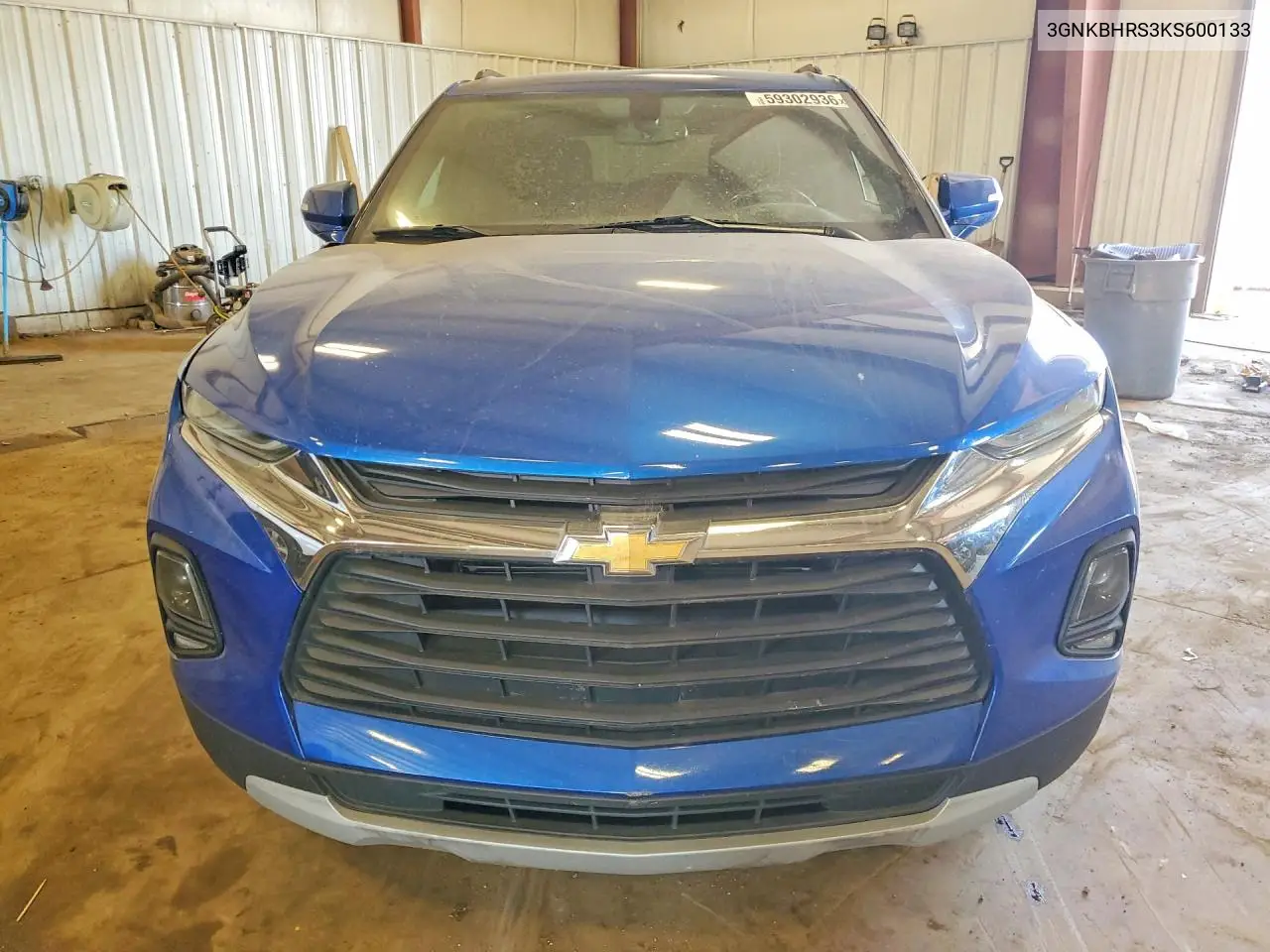 2019 Chevrolet Blazer 3Lt VIN: 3GNKBHRS3KS600133 Lot: 59302936