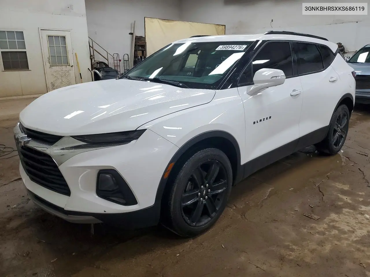 2019 Chevrolet Blazer 3Lt VIN: 3GNKBHRSXKS686119 Lot: 59894276