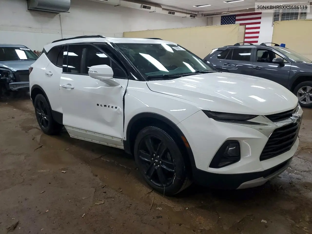 2019 Chevrolet Blazer 3Lt VIN: 3GNKBHRSXKS686119 Lot: 59894276