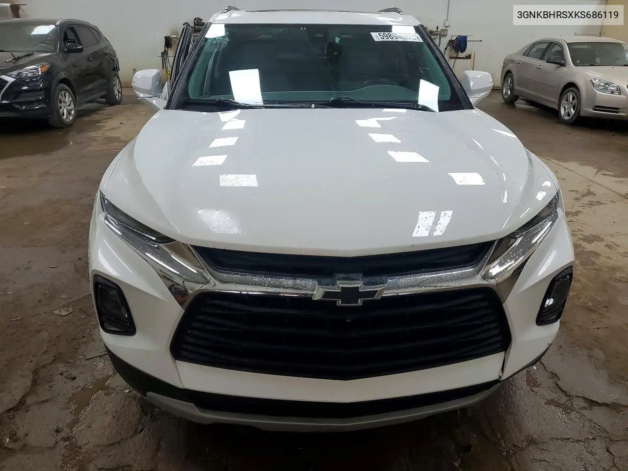2019 Chevrolet Blazer 3Lt VIN: 3GNKBHRSXKS686119 Lot: 59894276