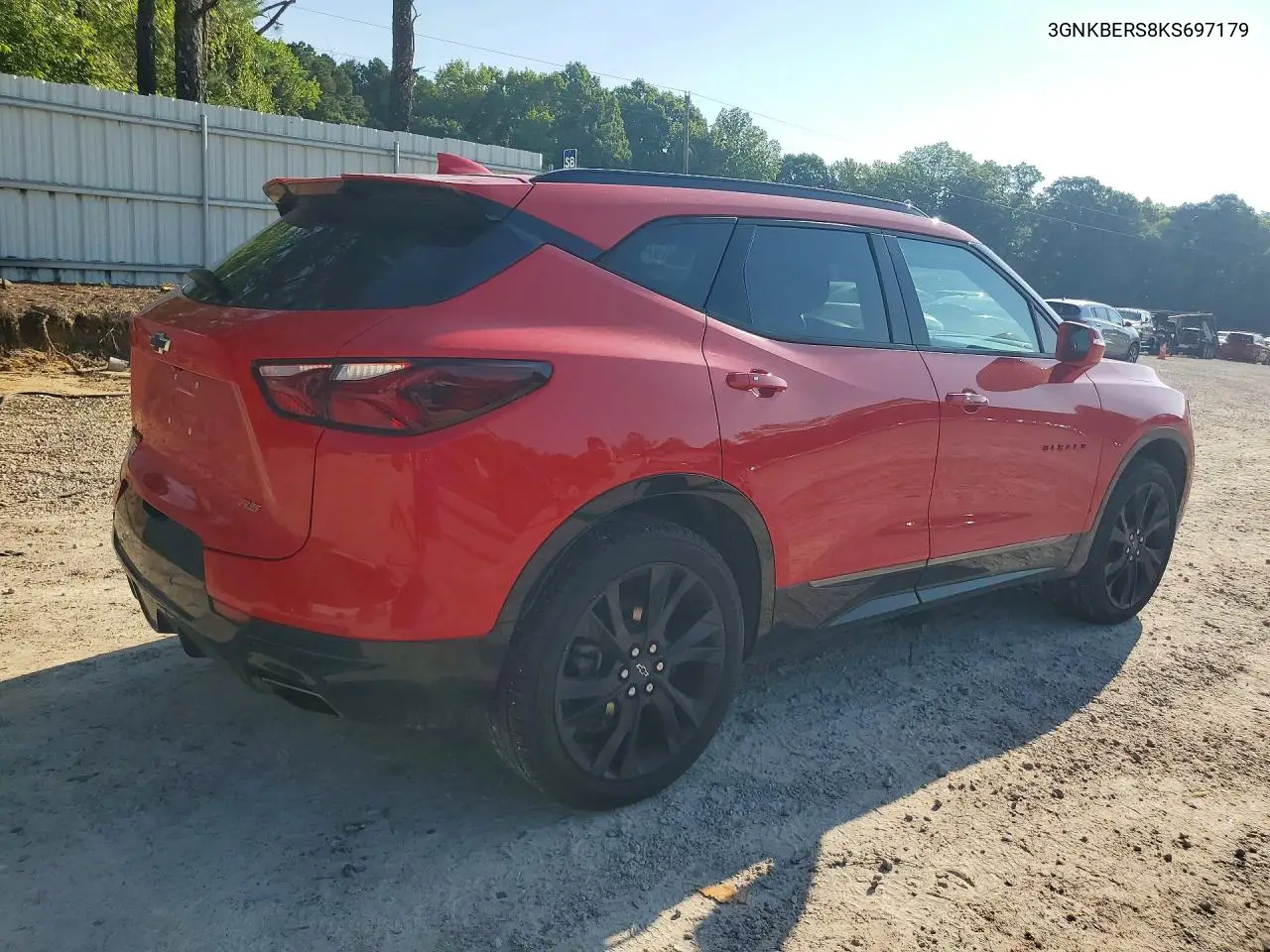 2019 Chevrolet Blazer Rs VIN: 3GNKBERS8KS697179 Lot: 59999016