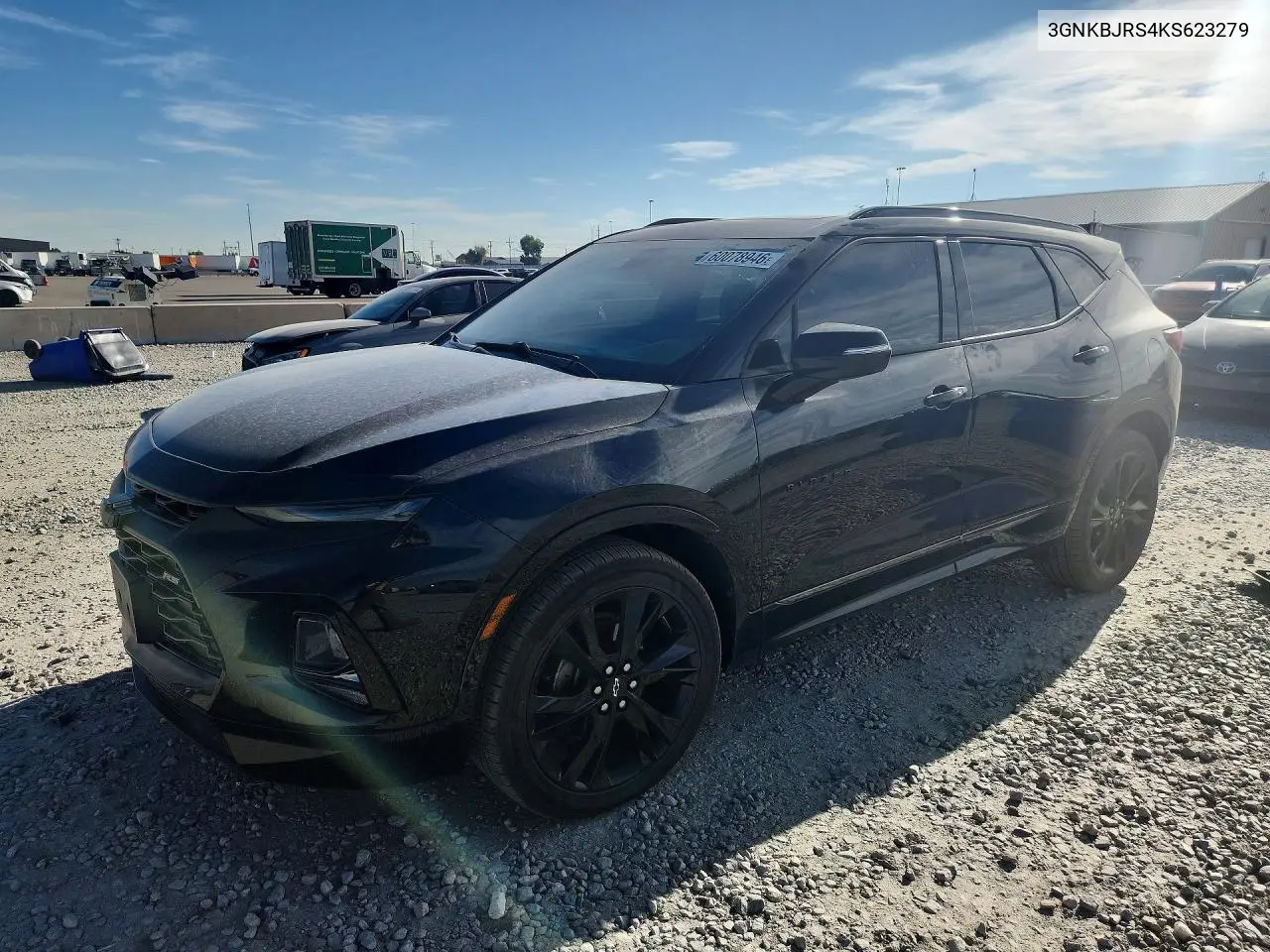 2019 Chevrolet Blazer Rs VIN: 3GNKBJRS4KS623279 Lot: 60078946