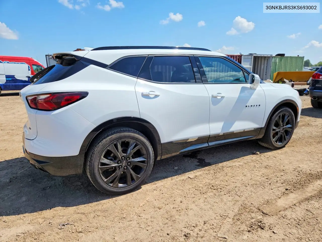 2019 Chevrolet Blazer Rs VIN: 3GNKBJRS3KS693002 Lot: 60379996