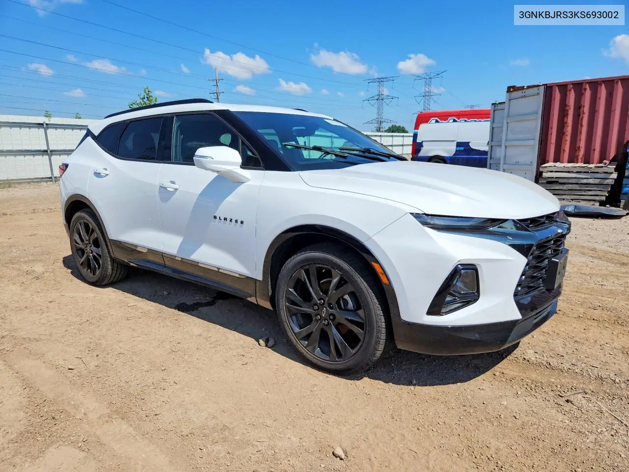 2019 Chevrolet Blazer Rs VIN: 3GNKBJRS3KS693002 Lot: 60379996