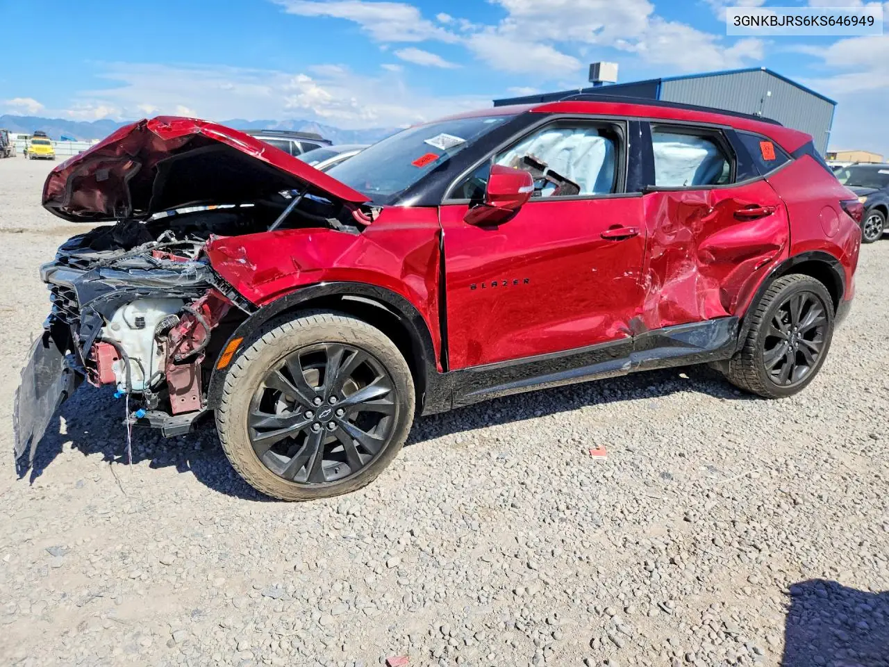 2019 Chevrolet Blazer Rs VIN: 3GNKBJRS6KS646949 Lot: 60594386