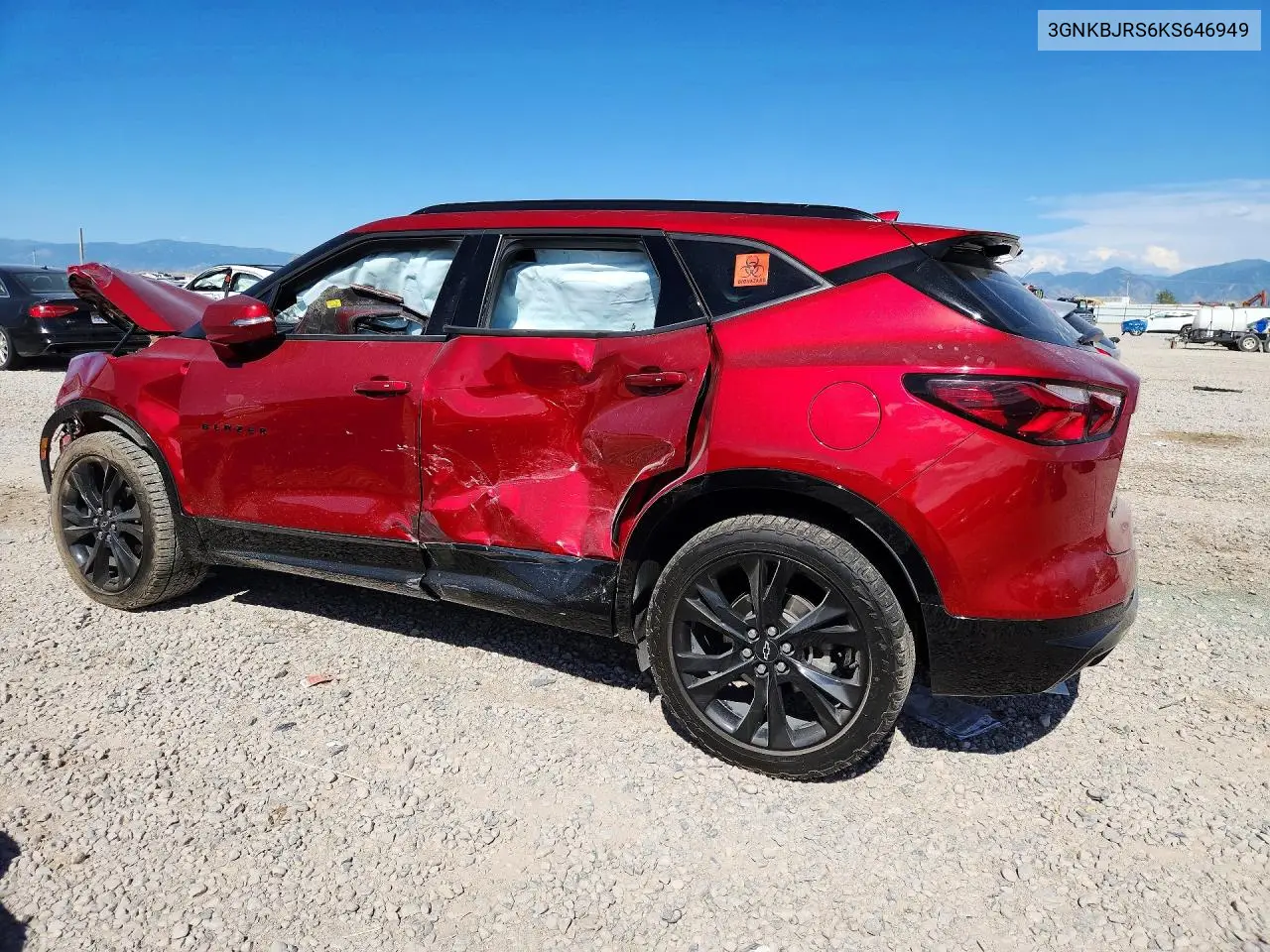 2019 Chevrolet Blazer Rs VIN: 3GNKBJRS6KS646949 Lot: 60594386