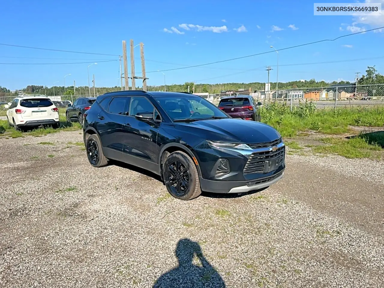 2019 Chevrolet Blazer 2Lt VIN: 3GNKBGRS5KS669383 Lot: 60723246