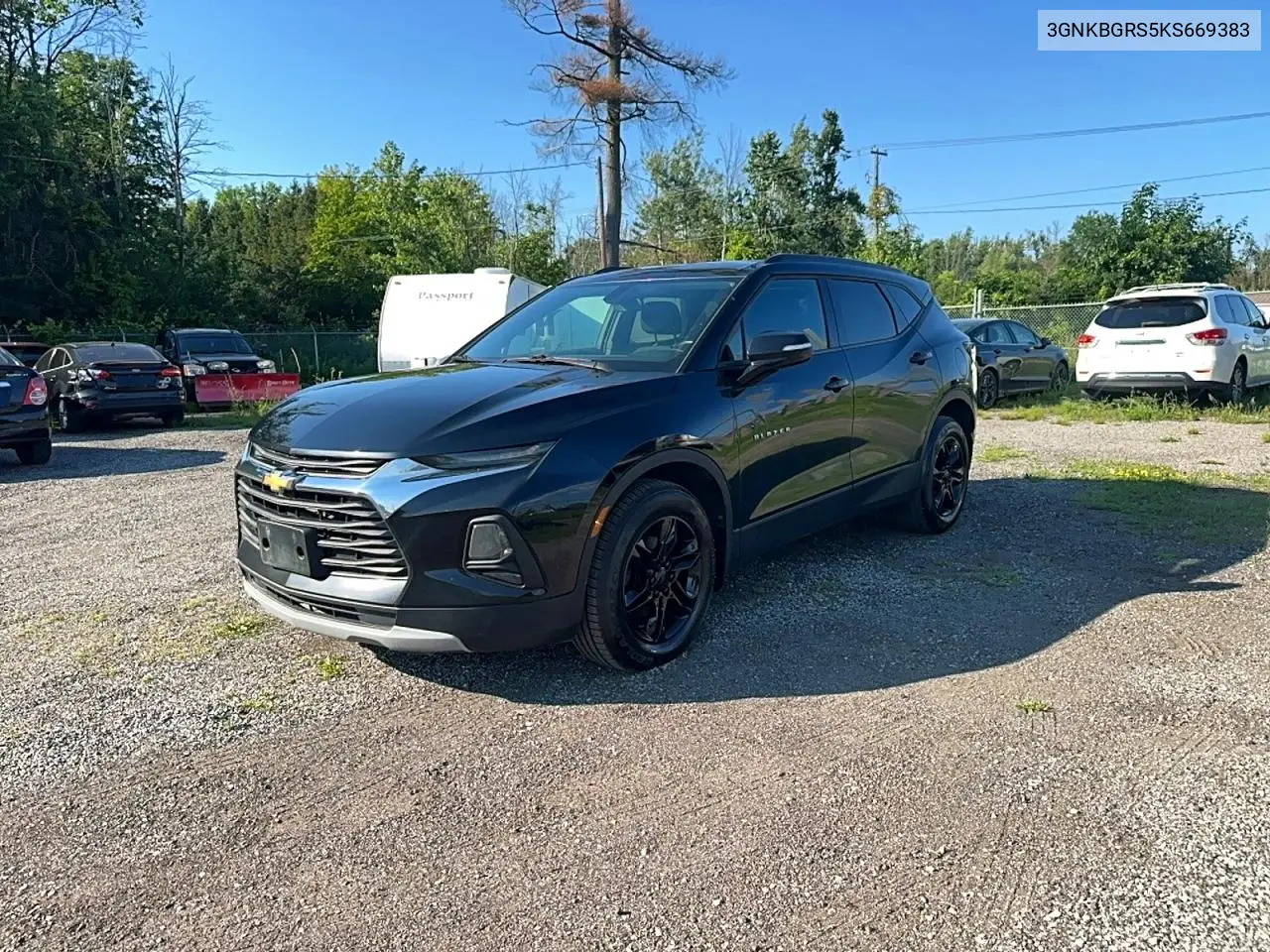 2019 Chevrolet Blazer 2Lt VIN: 3GNKBGRS5KS669383 Lot: 60723246