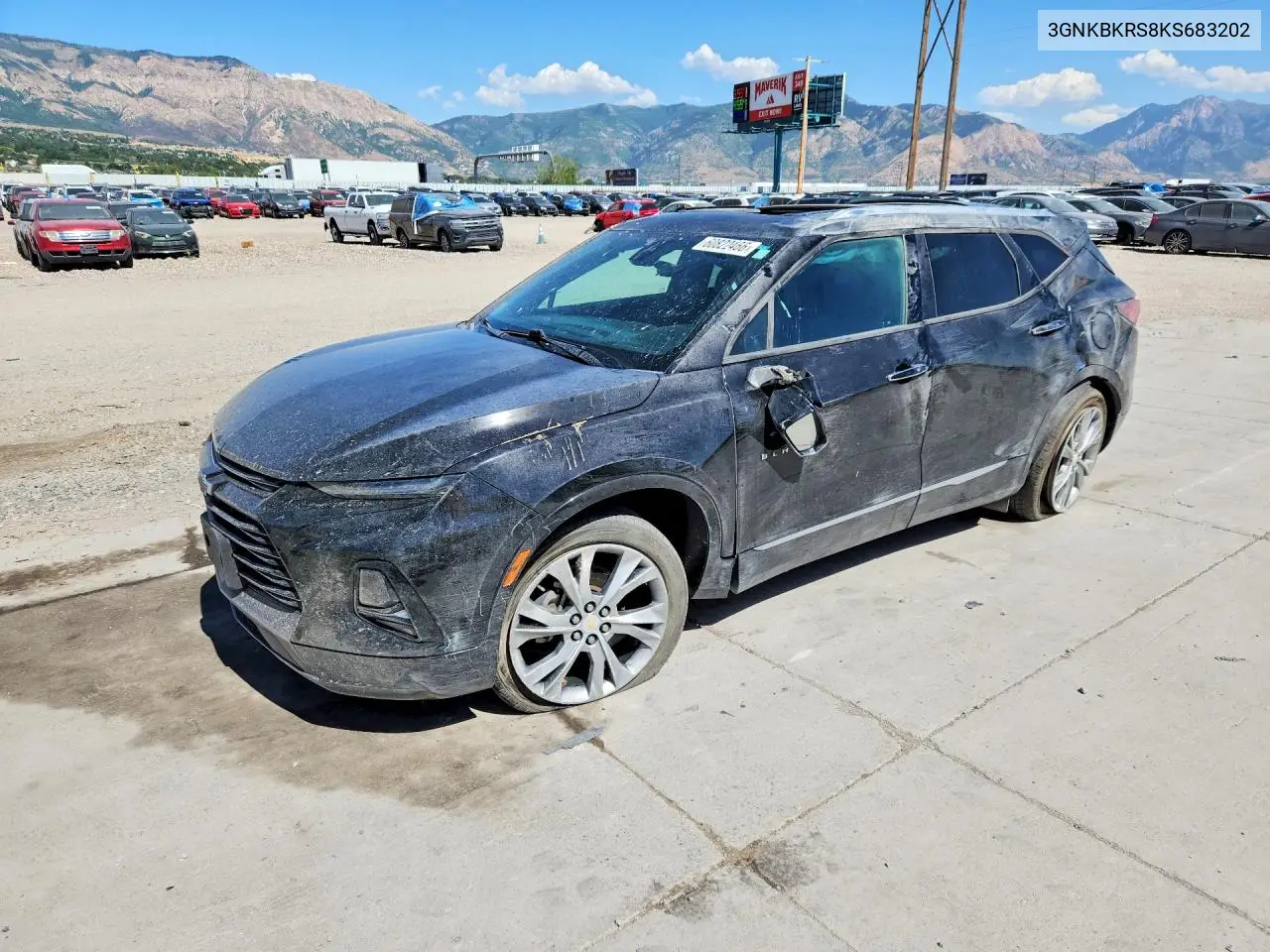 2019 Chevrolet Blazer Premier VIN: 3GNKBKRS8KS683202 Lot: 60822466