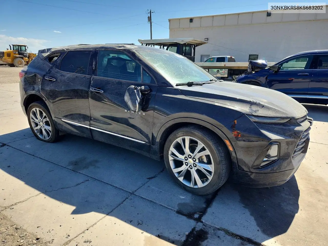 2019 Chevrolet Blazer Premier VIN: 3GNKBKRS8KS683202 Lot: 60822466