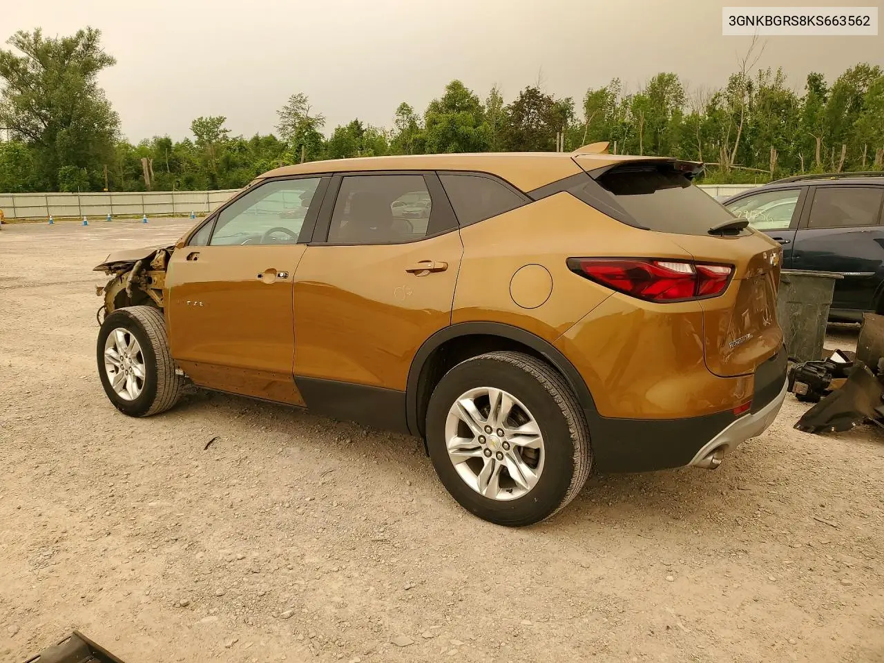 2019 Chevrolet Blazer 2Lt VIN: 3GNKBGRS8KS663562 Lot: 60838186