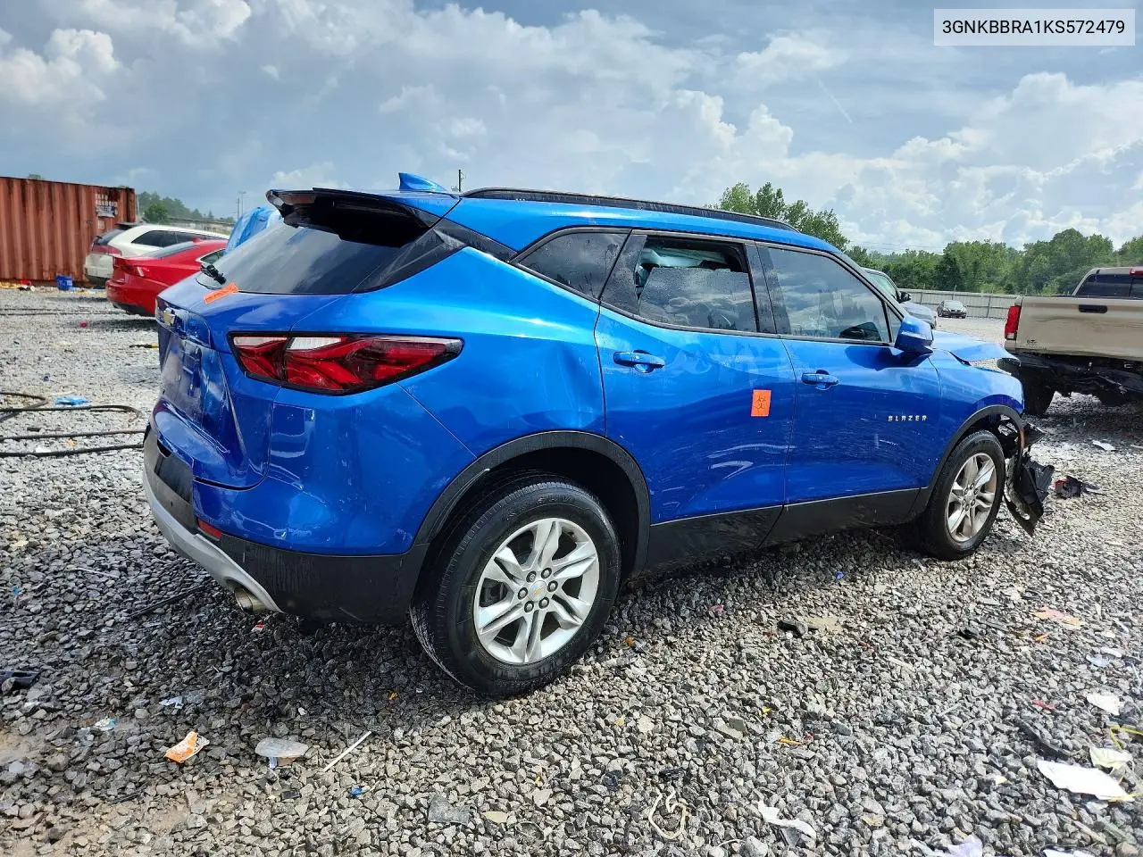 2019 Chevrolet Blazer 1Lt VIN: 3GNKBBRA1KS572479 Lot: 60964426