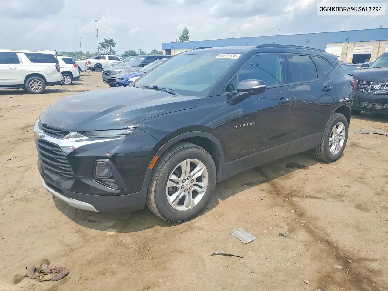 2019 Chevrolet Blazer 1Lt VIN: 3GNKBBRA9KS613294 Lot: 61521576