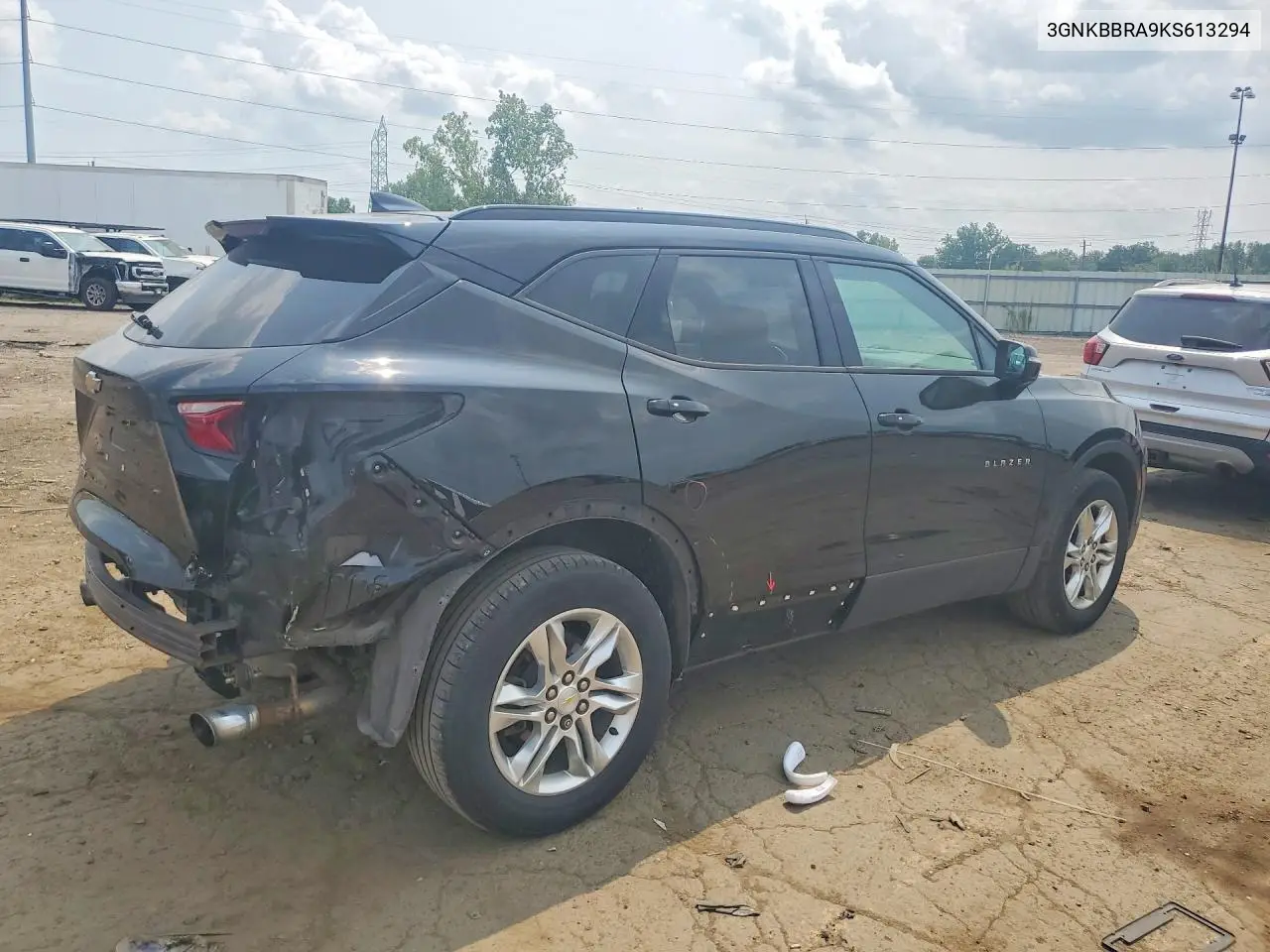 2019 Chevrolet Blazer 1Lt VIN: 3GNKBBRA9KS613294 Lot: 61521576