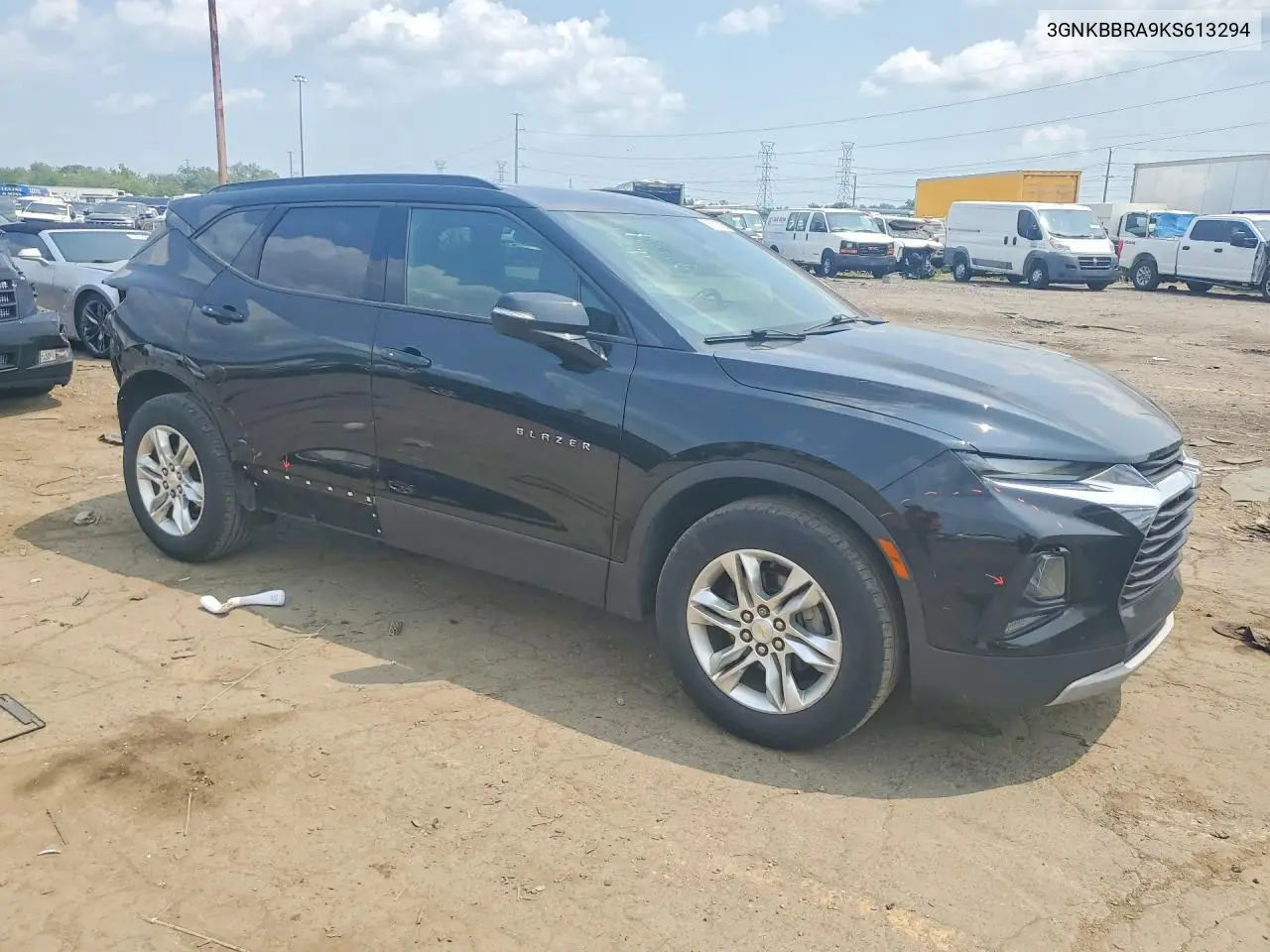2019 Chevrolet Blazer 1Lt VIN: 3GNKBBRA9KS613294 Lot: 61521576