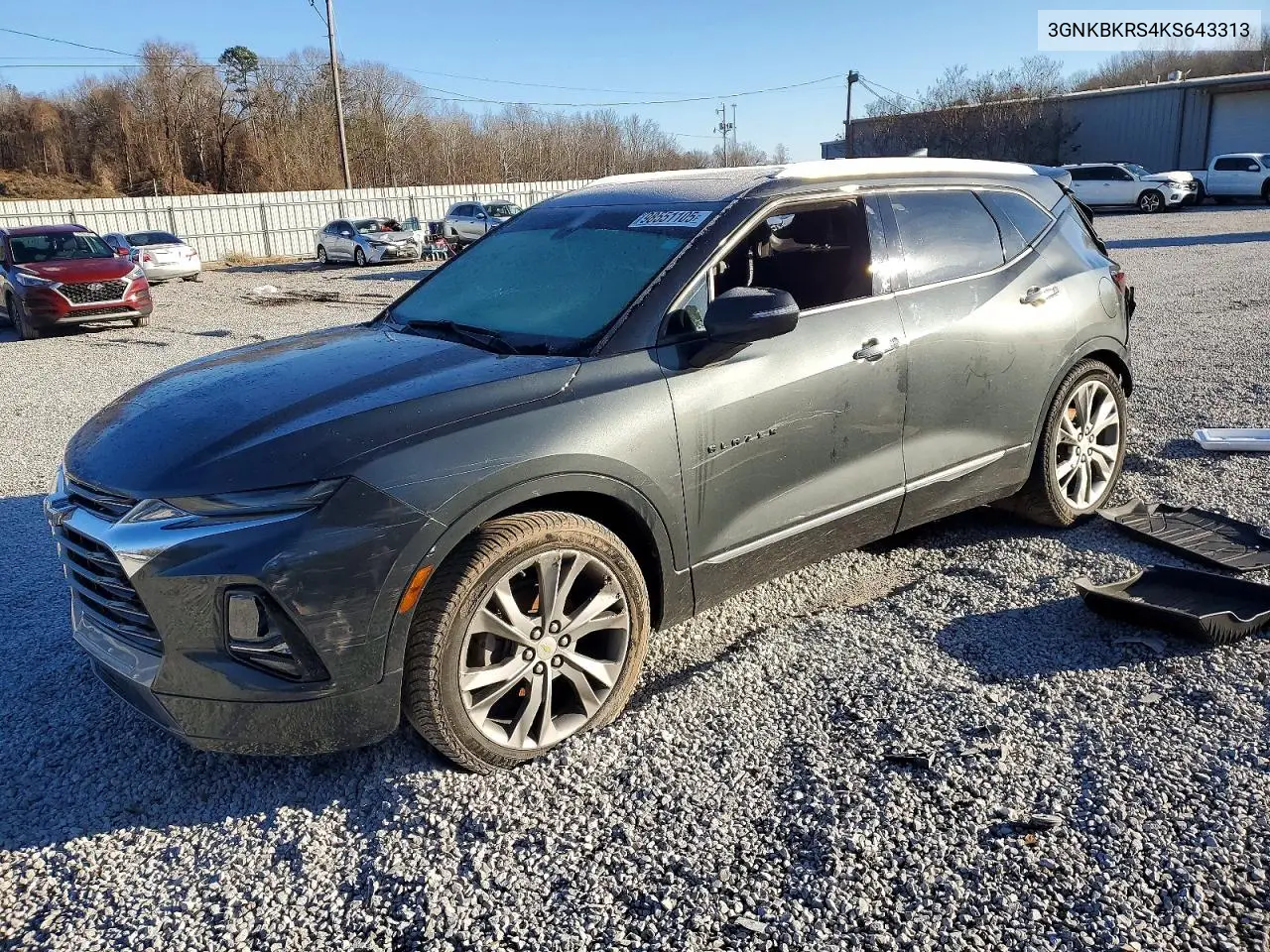2019 Chevrolet Blazer Premier VIN: 3GNKBKRS4KS643313 Lot: 98551105
