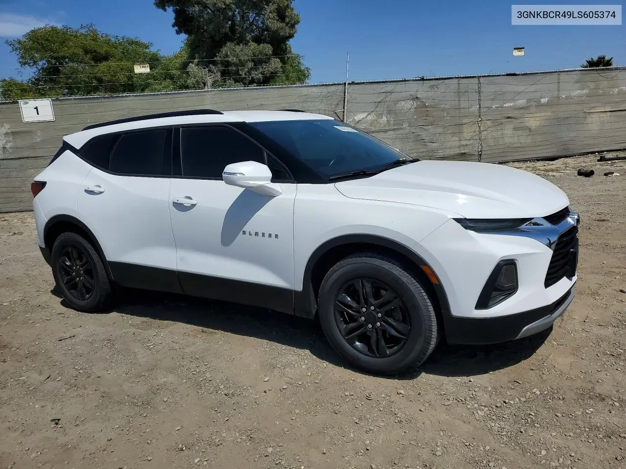 2020 Chevrolet Blazer 2Lt VIN: 3GNKBCR49LS605374 Lot: 56361556