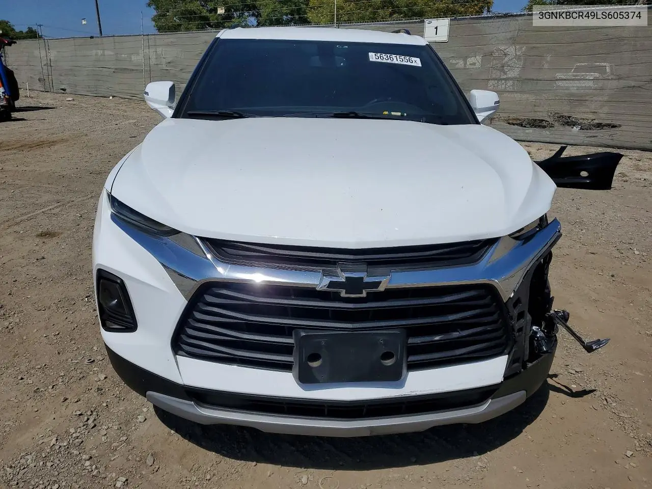 2020 Chevrolet Blazer 2Lt VIN: 3GNKBCR49LS605374 Lot: 56361556