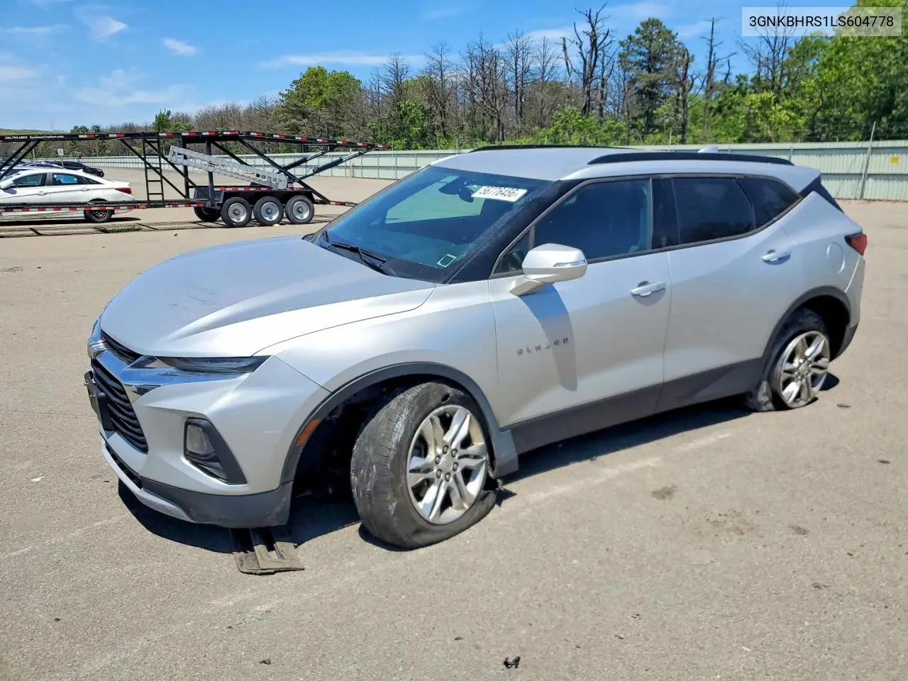 2020 Chevrolet Blazer 2Lt VIN: 3GNKBHRS1LS604778 Lot: 56776456