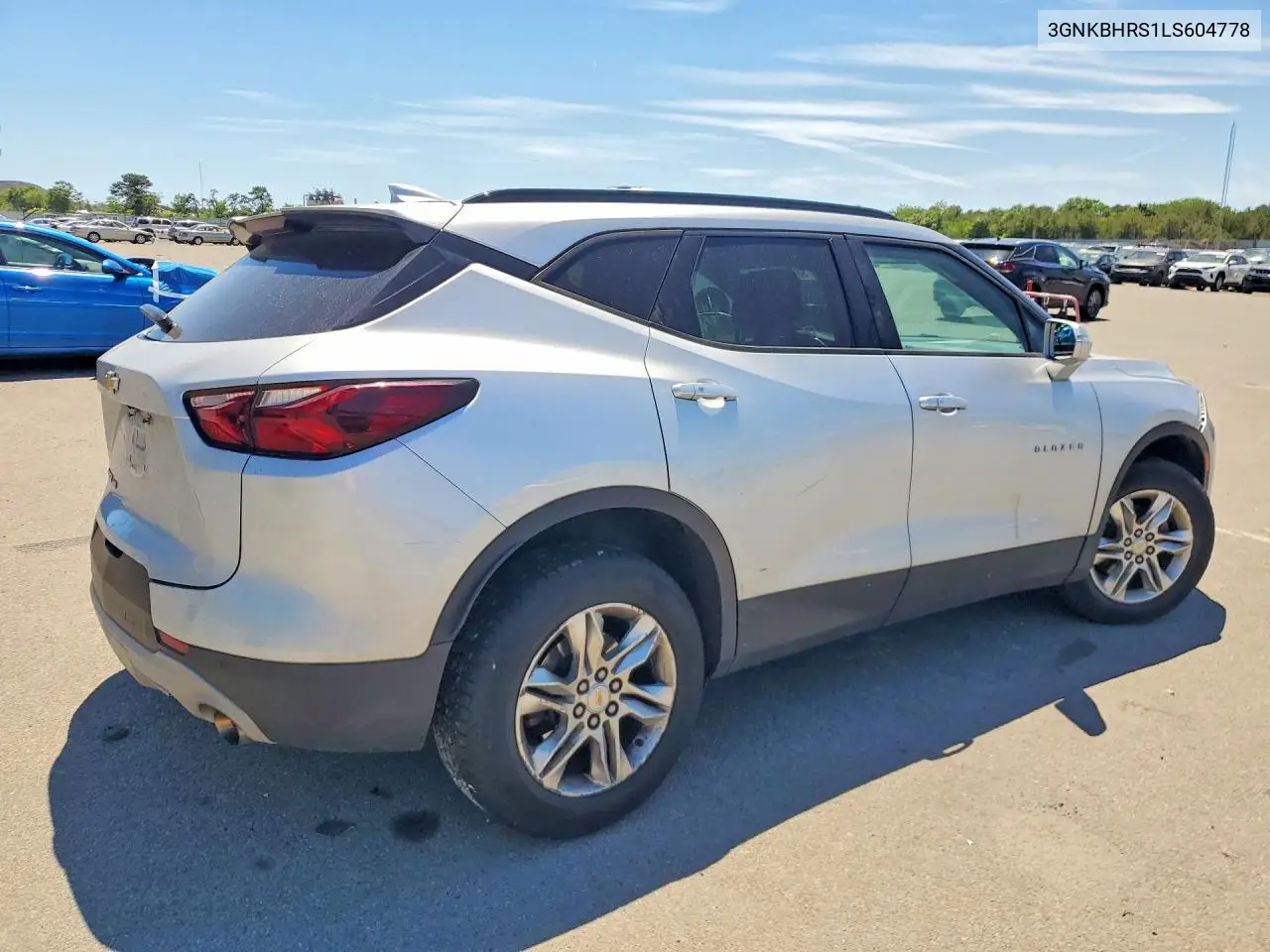 2020 Chevrolet Blazer 2Lt VIN: 3GNKBHRS1LS604778 Lot: 56776456