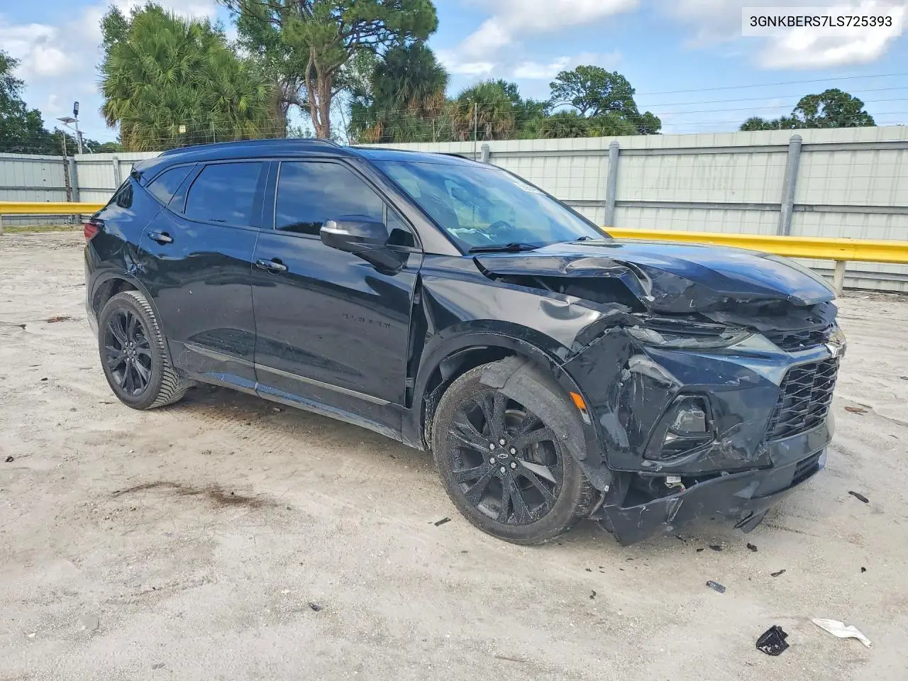 2020 Chevrolet Blazer Rs VIN: 3GNKBERS7LS725393 Lot: 56956476