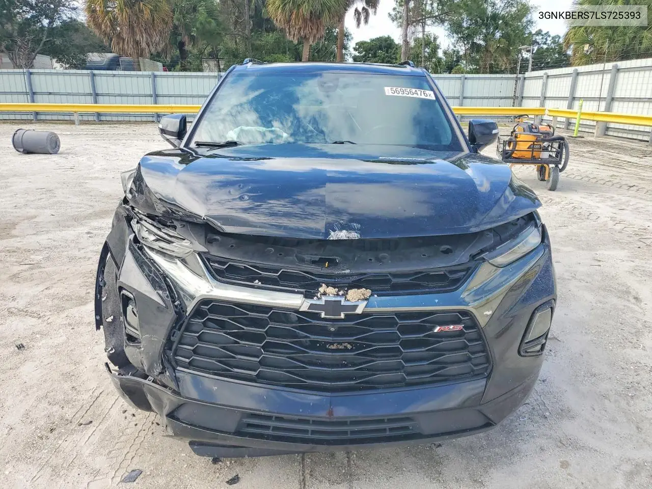 2020 Chevrolet Blazer Rs VIN: 3GNKBERS7LS725393 Lot: 56956476