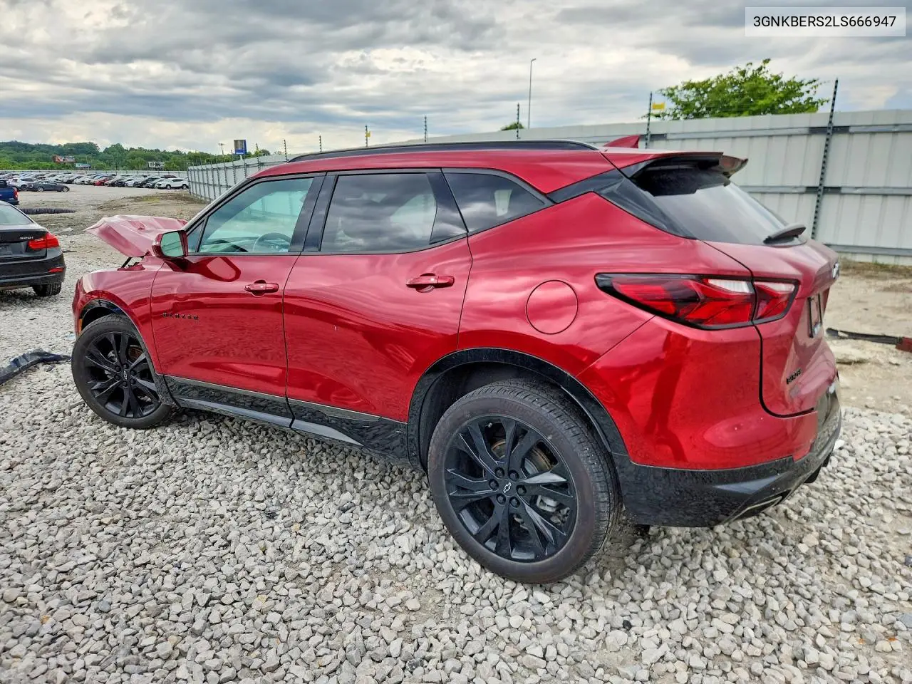 2020 Chevrolet Blazer Rs VIN: 3GNKBERS2LS666947 Lot: 56965046