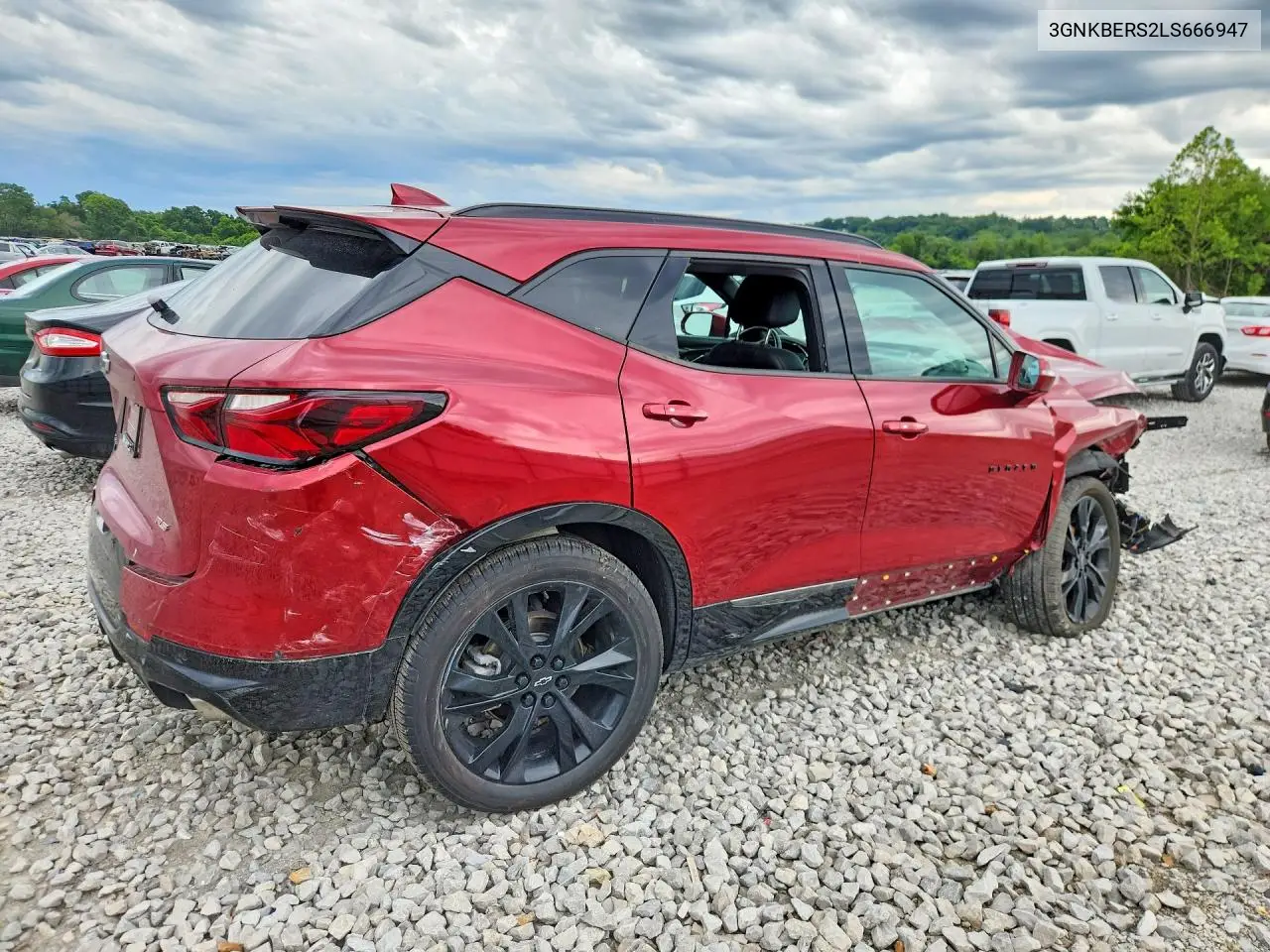2020 Chevrolet Blazer Rs VIN: 3GNKBERS2LS666947 Lot: 56965046
