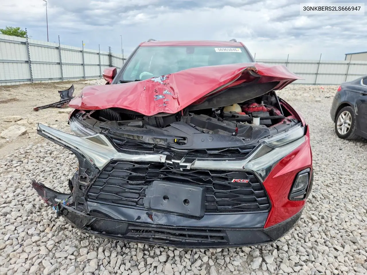 2020 Chevrolet Blazer Rs VIN: 3GNKBERS2LS666947 Lot: 56965046