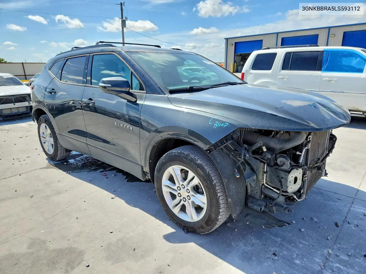 2020 Chevrolet Blazer 1Lt VIN: 3GNKBBRA5LS593112 Lot: 57252696