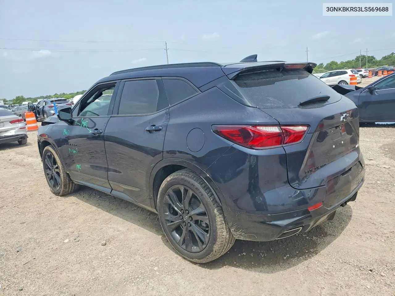 2020 Chevrolet Blazer Rs VIN: 3GNKBKRS3LS569688 Lot: 57606486