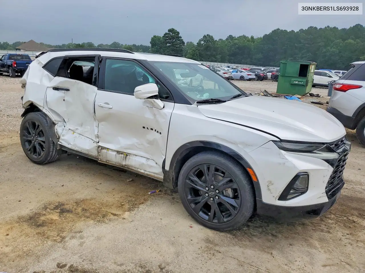 2020 Chevrolet Blazer Rs VIN: 3GNKBERS1LS693928 Lot: 58081416