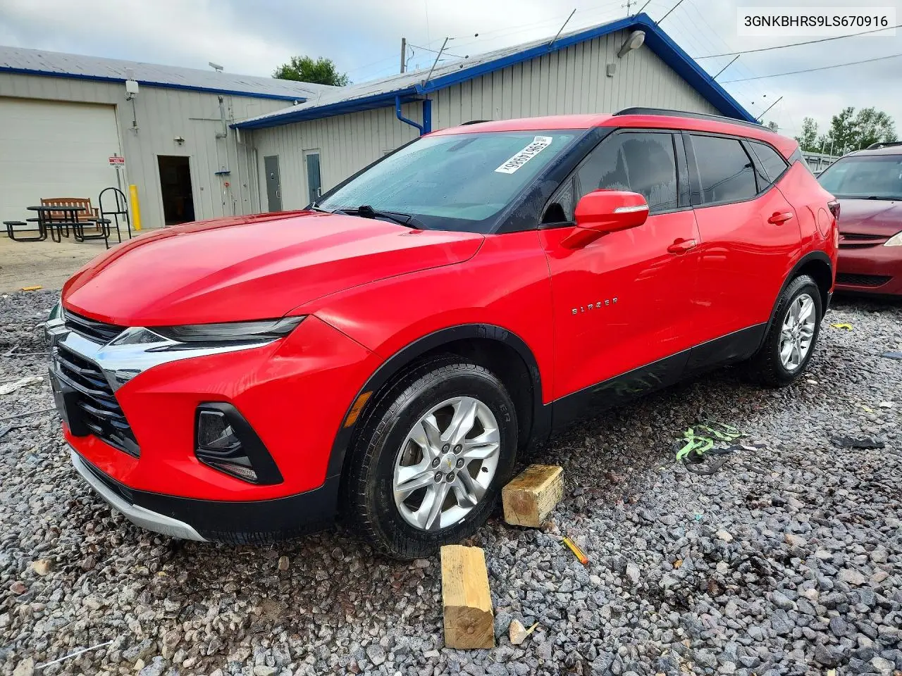 2020 Chevrolet Blazer 2Lt VIN: 3GNKBHRS9LS670916 Lot: 59614986