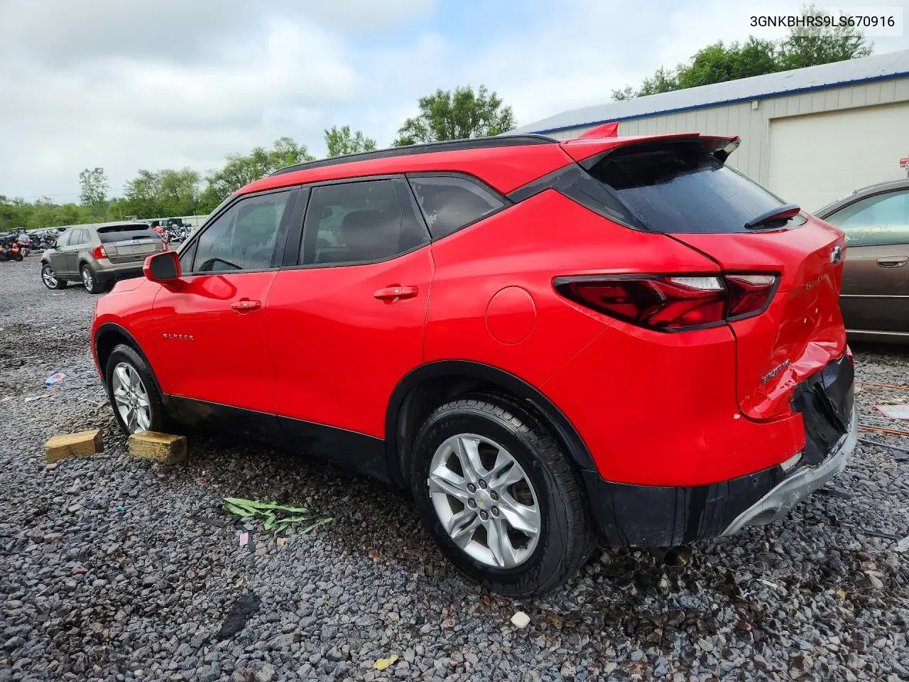 2020 Chevrolet Blazer 2Lt VIN: 3GNKBHRS9LS670916 Lot: 59614986