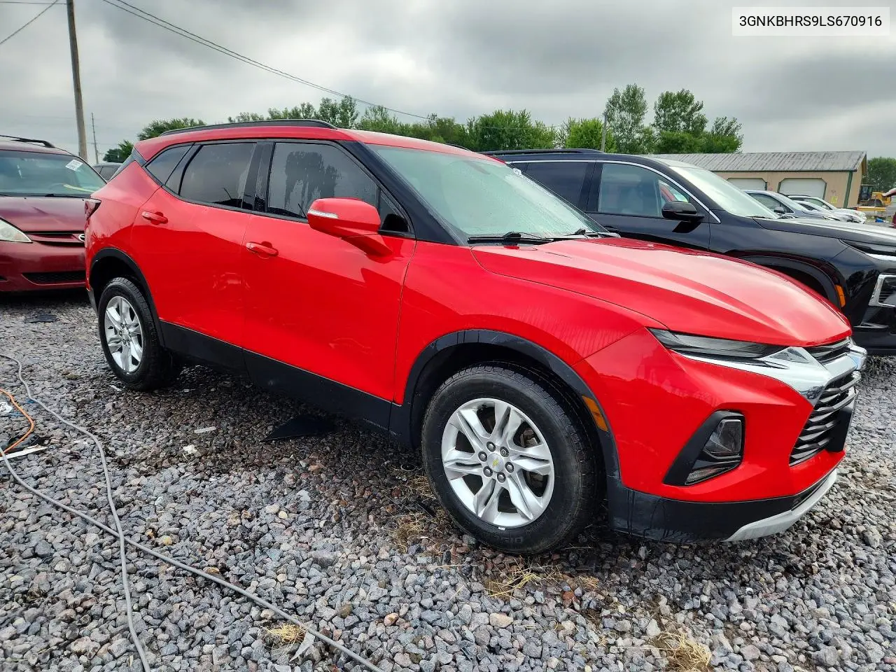 2020 Chevrolet Blazer 2Lt VIN: 3GNKBHRS9LS670916 Lot: 59614986