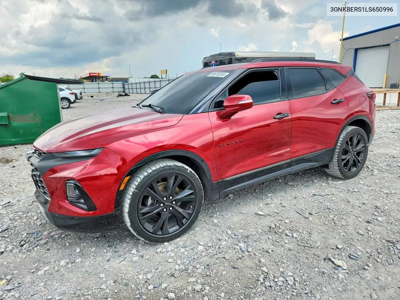 2020 Chevrolet Blazer Rs VIN: 3GNKBERS1LS650996 Lot: 59676246