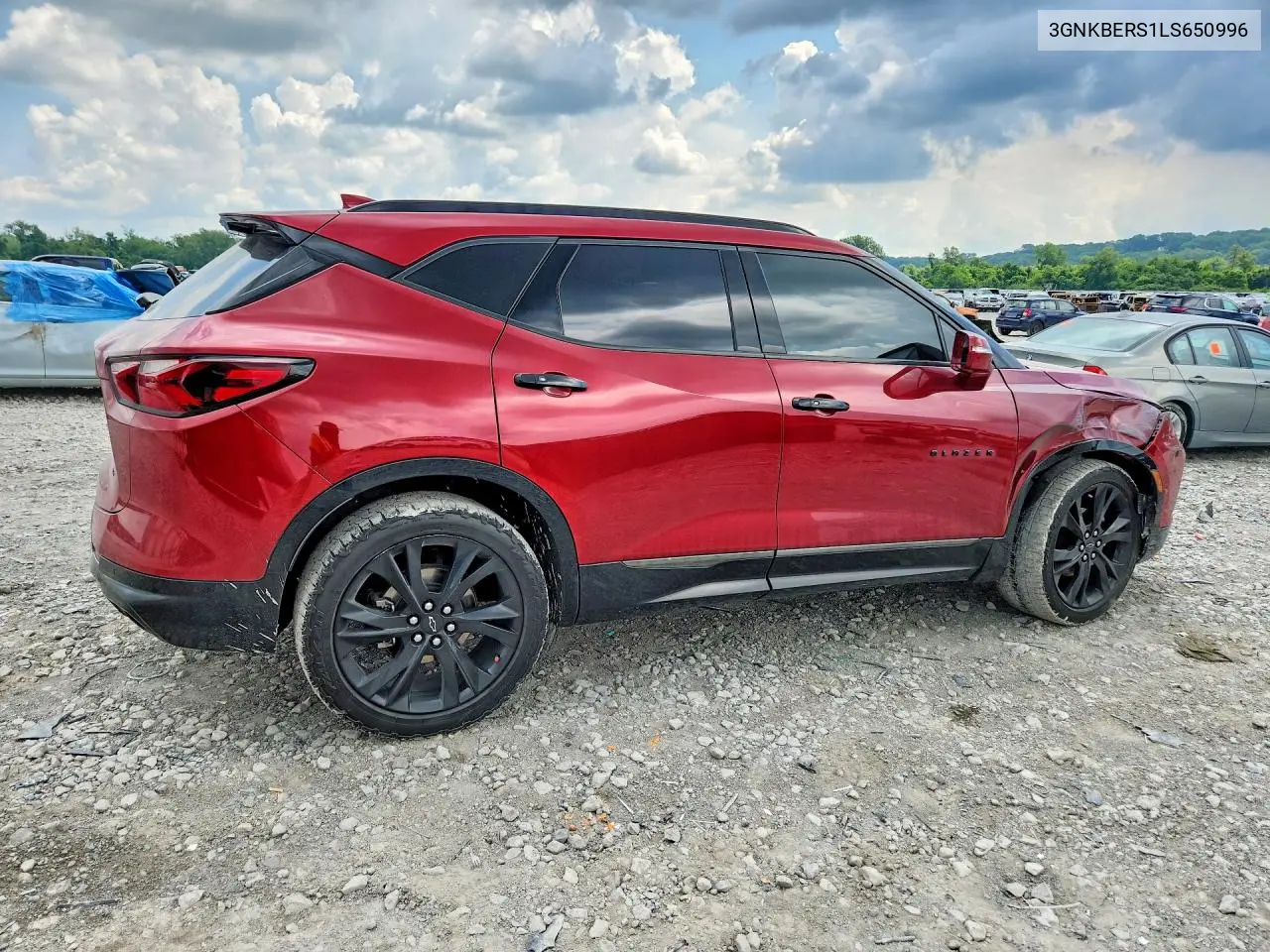 2020 Chevrolet Blazer Rs VIN: 3GNKBERS1LS650996 Lot: 59676246