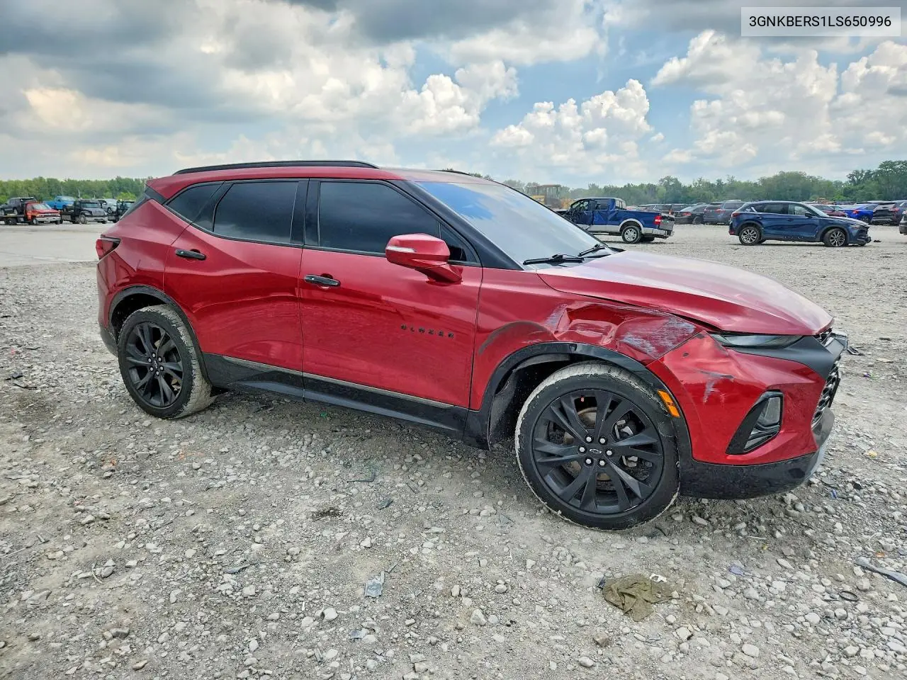 2020 Chevrolet Blazer Rs VIN: 3GNKBERS1LS650996 Lot: 59676246