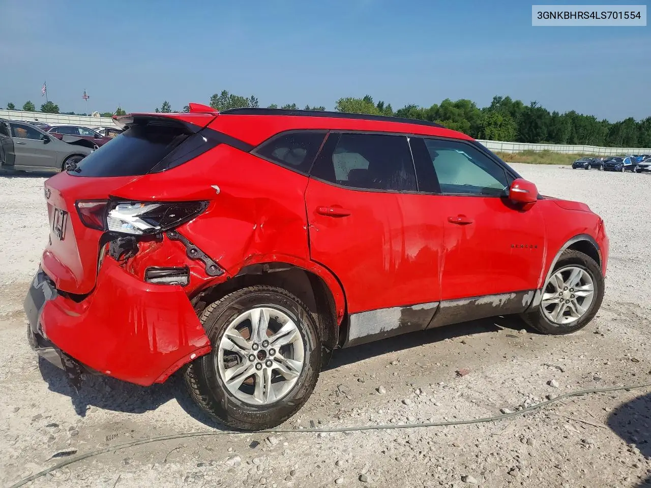 2020 Chevrolet Blazer 2Lt VIN: 3GNKBHRS4LS701554 Lot: 59719846