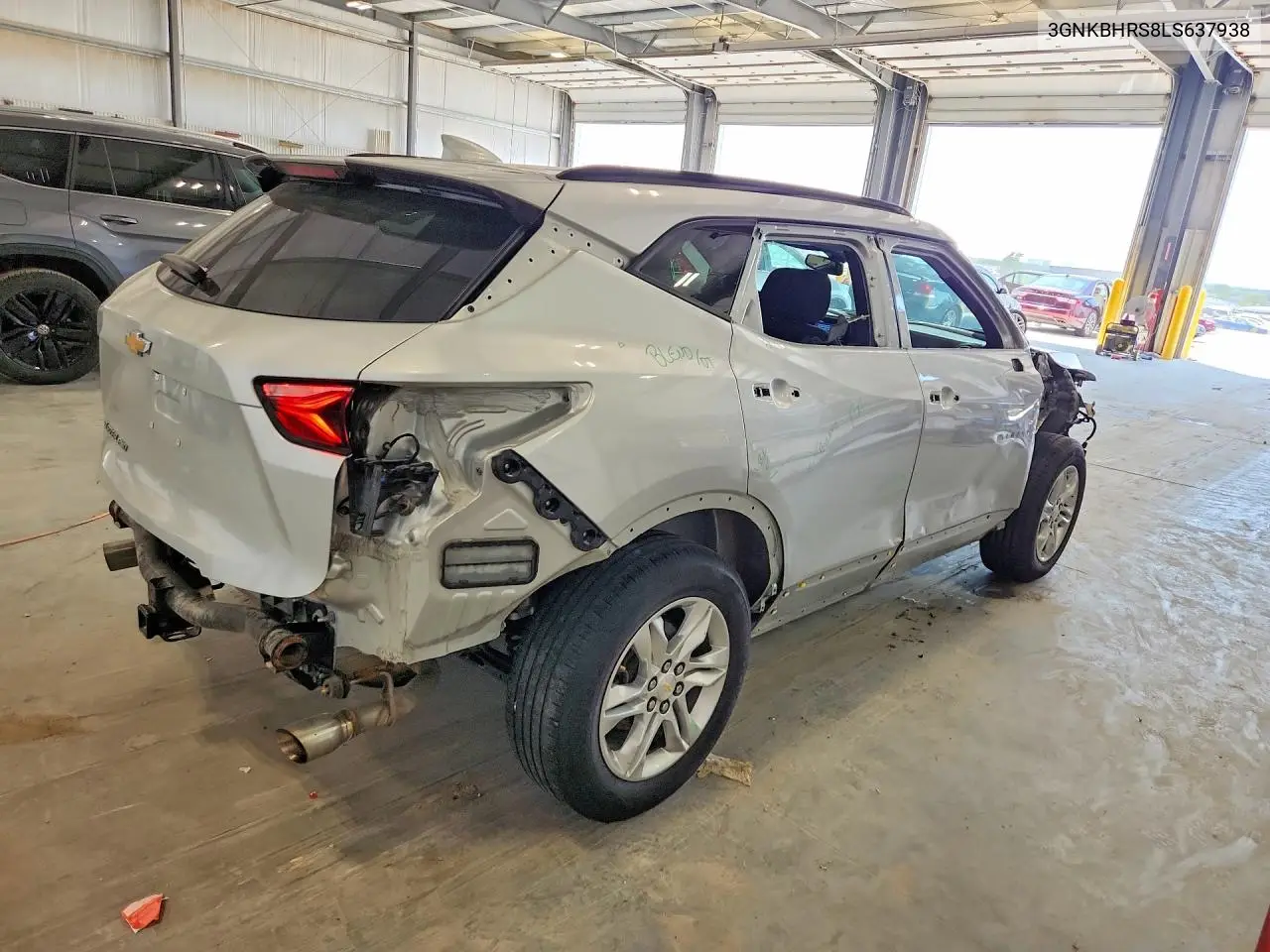 2020 Chevrolet Blazer 2Lt VIN: 3GNKBHRS8LS637938 Lot: 59899386