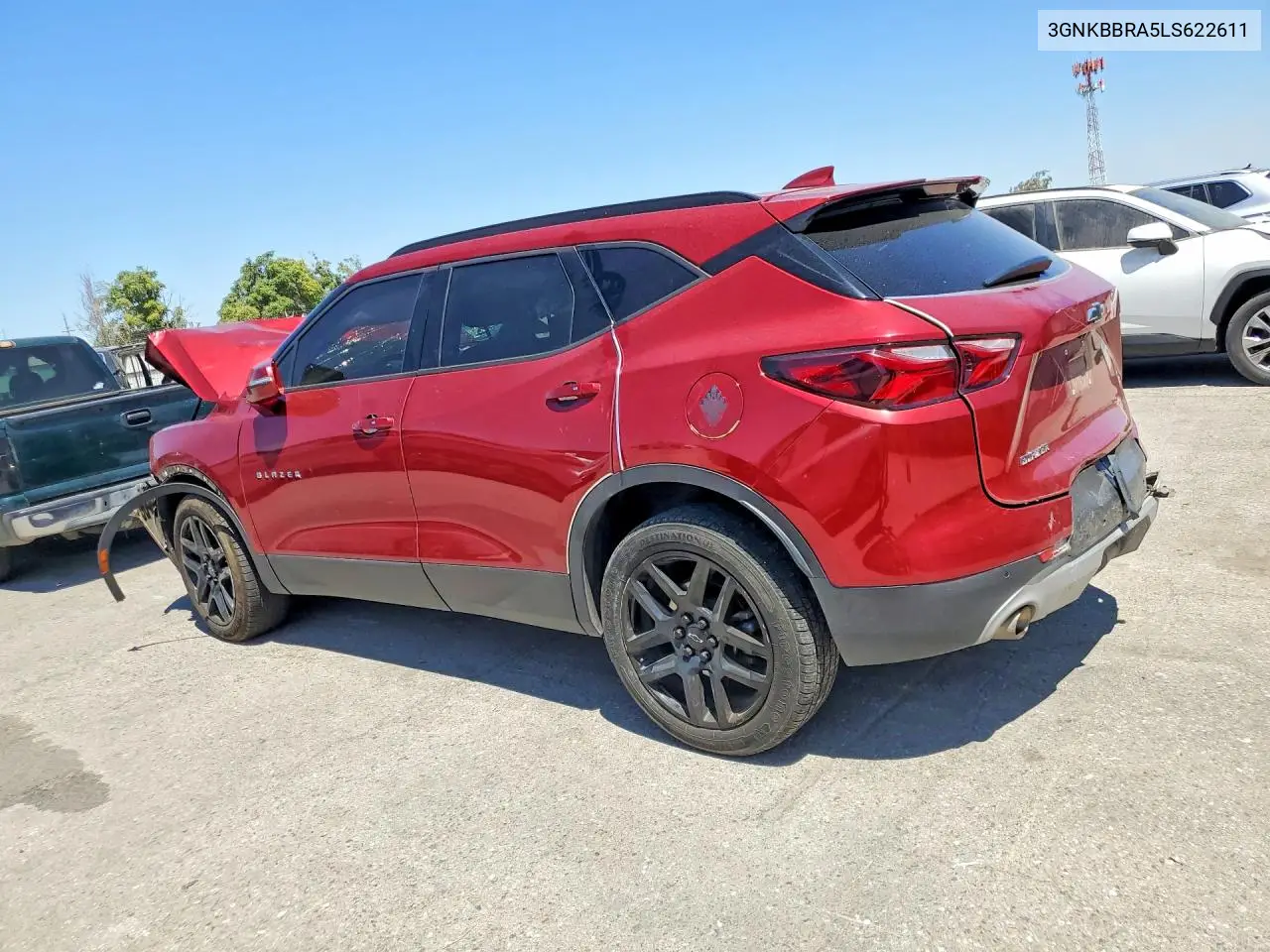 2020 Chevrolet Blazer 1Lt VIN: 3GNKBBRA5LS622611 Lot: 59916676