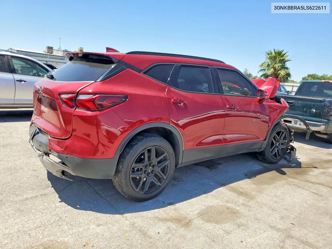 2020 Chevrolet Blazer 1Lt VIN: 3GNKBBRA5LS622611 Lot: 59916676