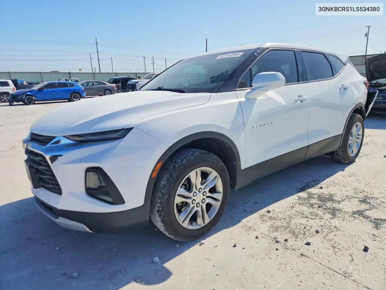 2020 Chevrolet Blazer 2Lt VIN: 3GNKBCRS1LS534380 Lot: 60142696