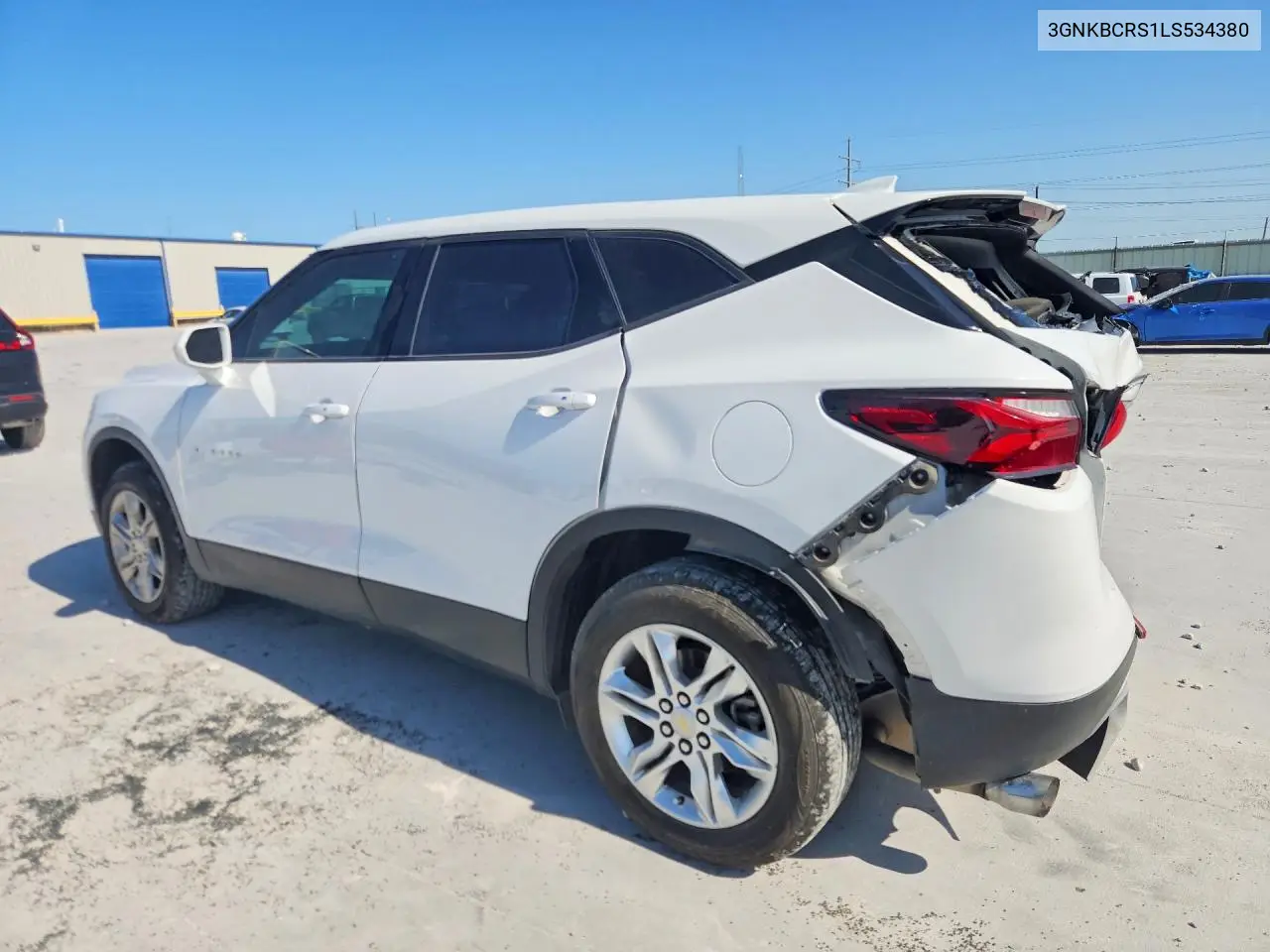 2020 Chevrolet Blazer 2Lt VIN: 3GNKBCRS1LS534380 Lot: 60142696