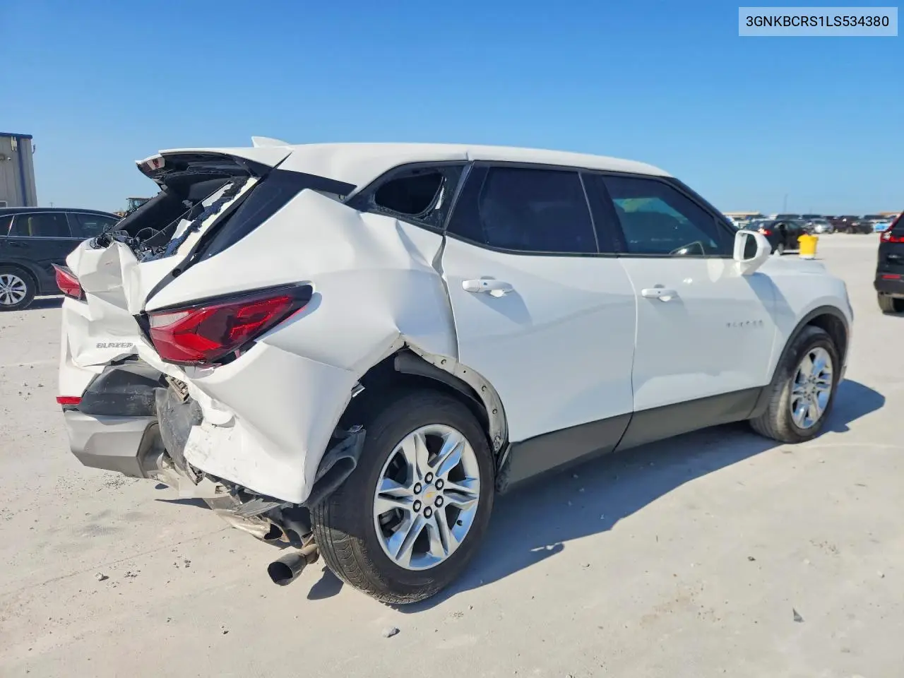 2020 Chevrolet Blazer 2Lt VIN: 3GNKBCRS1LS534380 Lot: 60142696