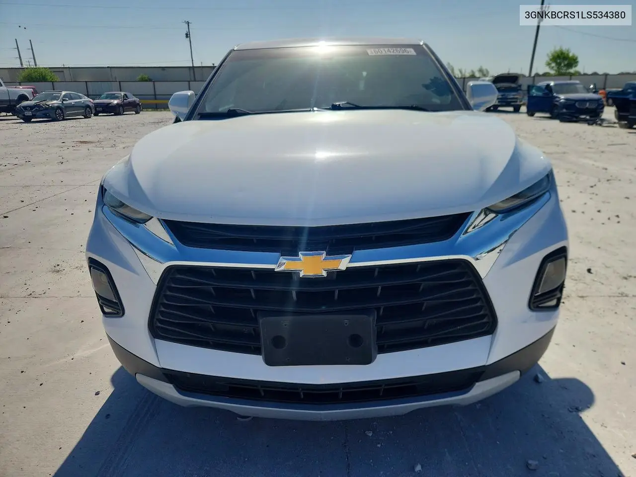 2020 Chevrolet Blazer 2Lt VIN: 3GNKBCRS1LS534380 Lot: 60142696